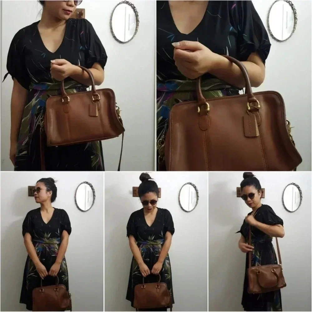 COACH British Tan Gold Beaumont Satchel 9871 Doctor Bag